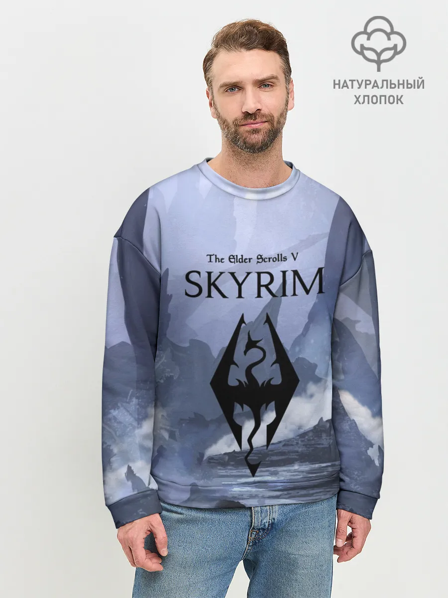 Мужской свитшот базовый / THE ELDER SCROLLS 5 SKYRIM