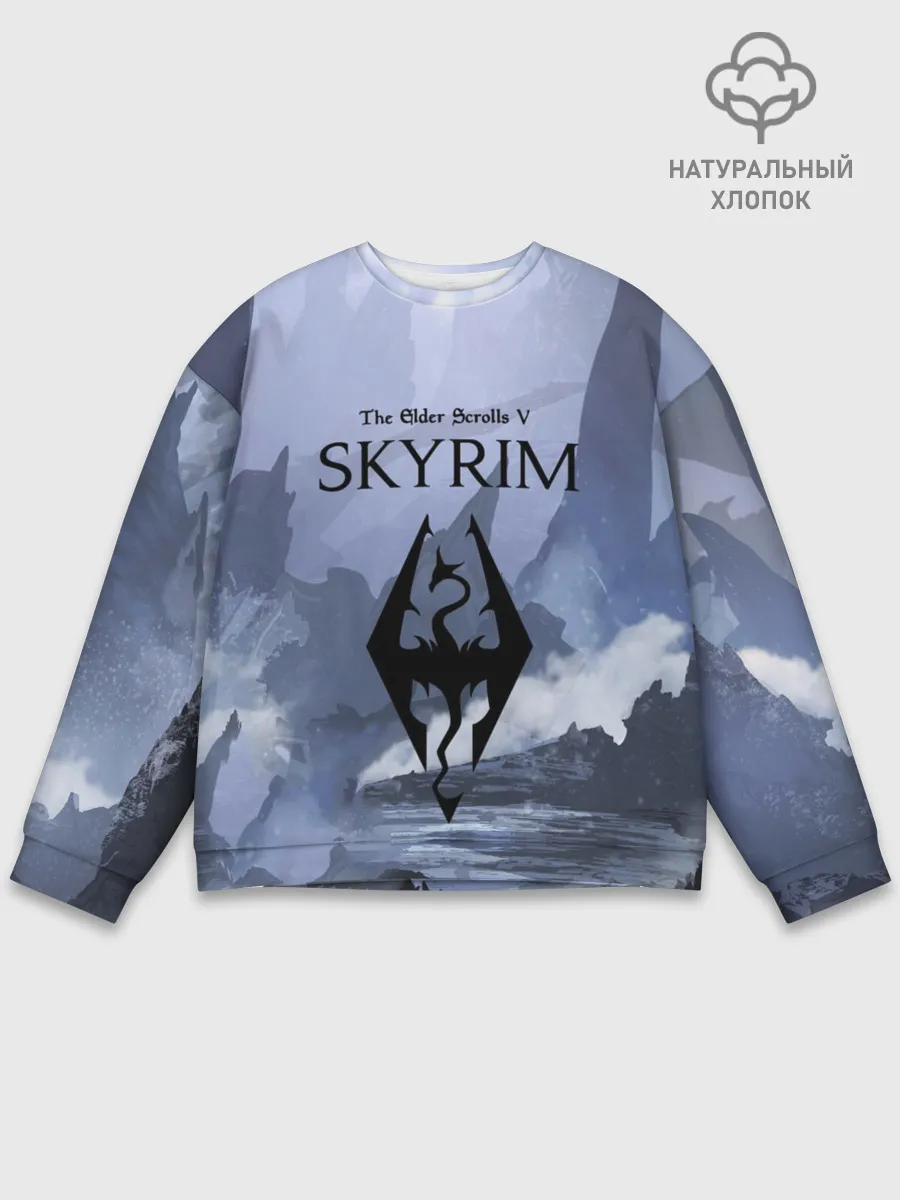 Мужской свитшот базовый / THE ELDER SCROLLS 5 SKYRIM