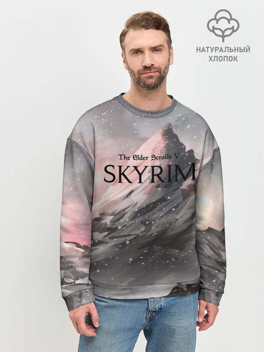 Мужской свитшот базовый / The Elder Scrolls Skyrim