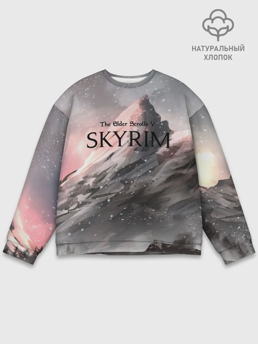 Мужской свитшот базовый / The Elder Scrolls Skyrim
