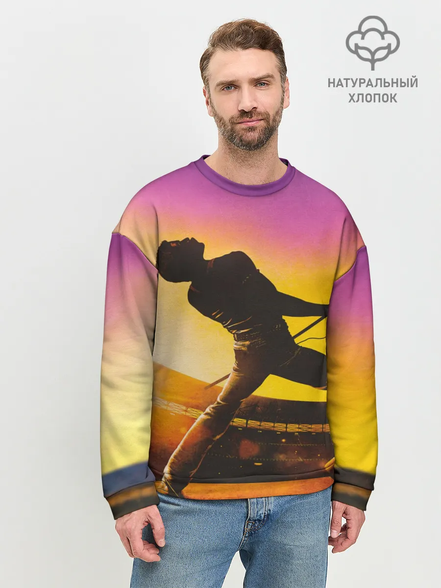 Мужской свитшот базовый / Queen. Bohemian Rhapsody