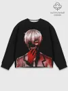 Мужской свитшот базовый / Ken Kaneki в крови