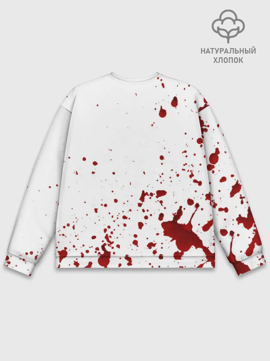 Мужской свитшот базовый / Кетчуп Разбрызгался