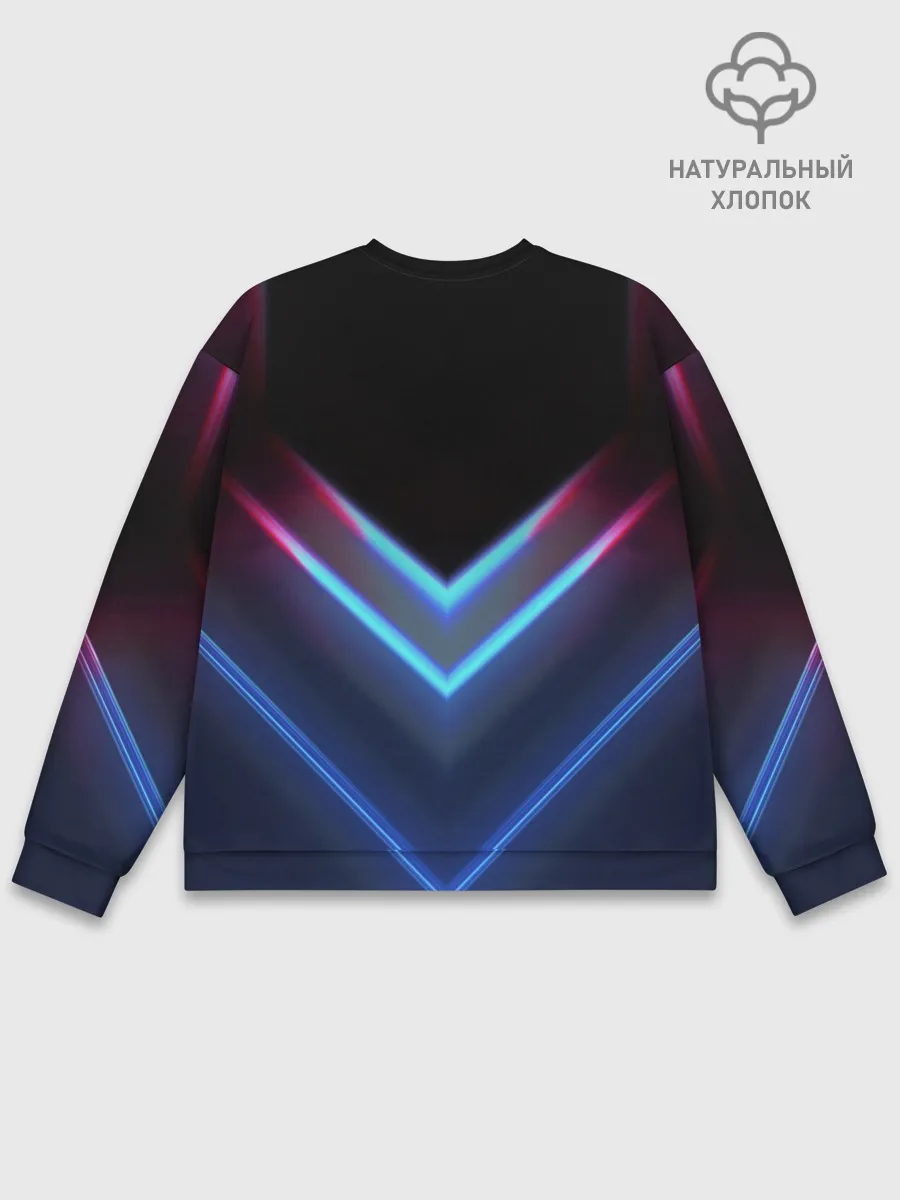 Мужской свитшот базовый / CYBERPUNK 2077 NEON | НЕОН