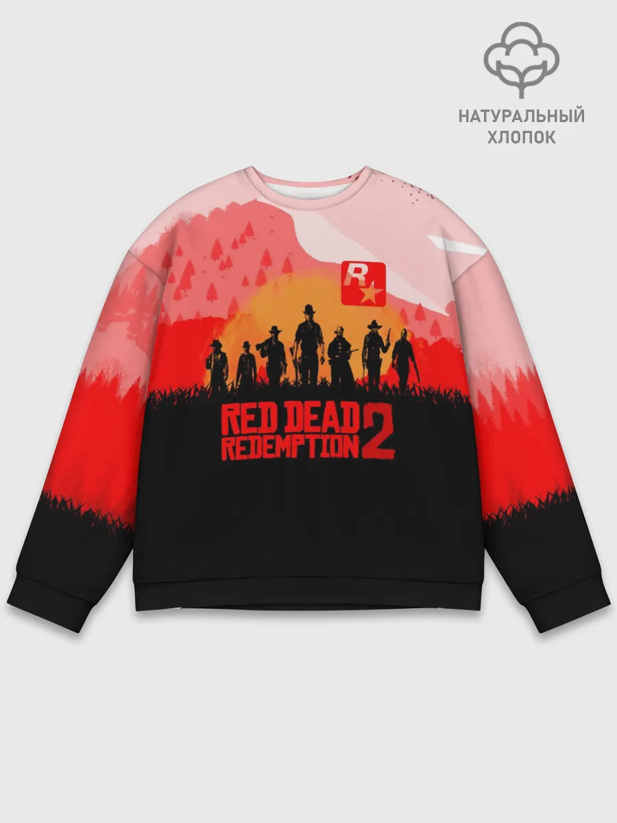 Мужской свитшот базовый / RED DEAD REDEMPTION 2