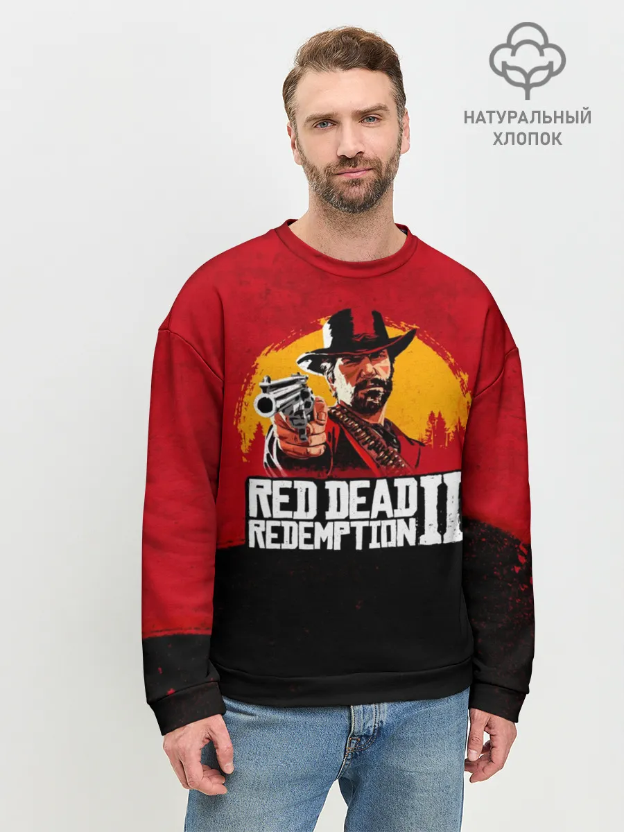 Мужской свитшот базовый / Red Dead Redemption 2
