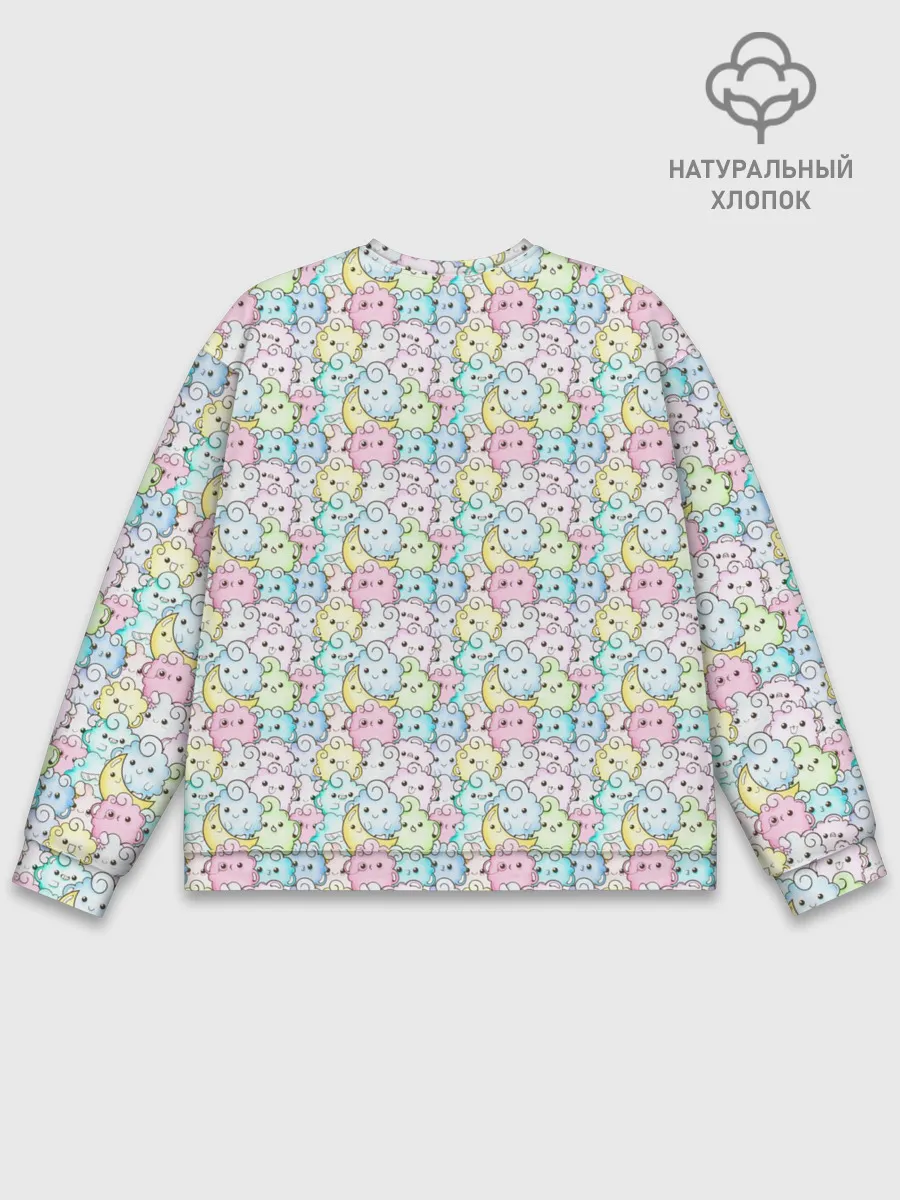 Мужской свитшот базовый / Kawaii night