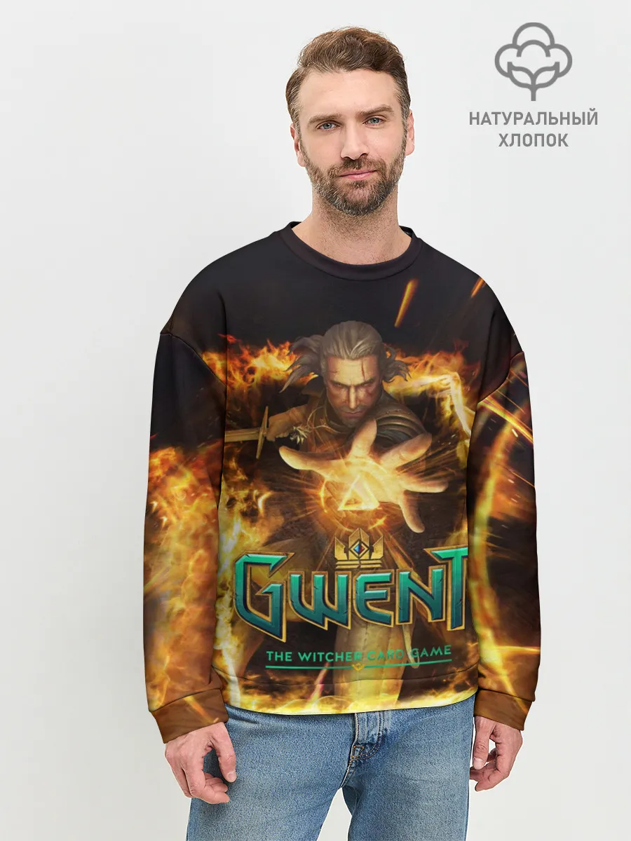 Мужской свитшот базовый / GWENT: The Witcher Card Game