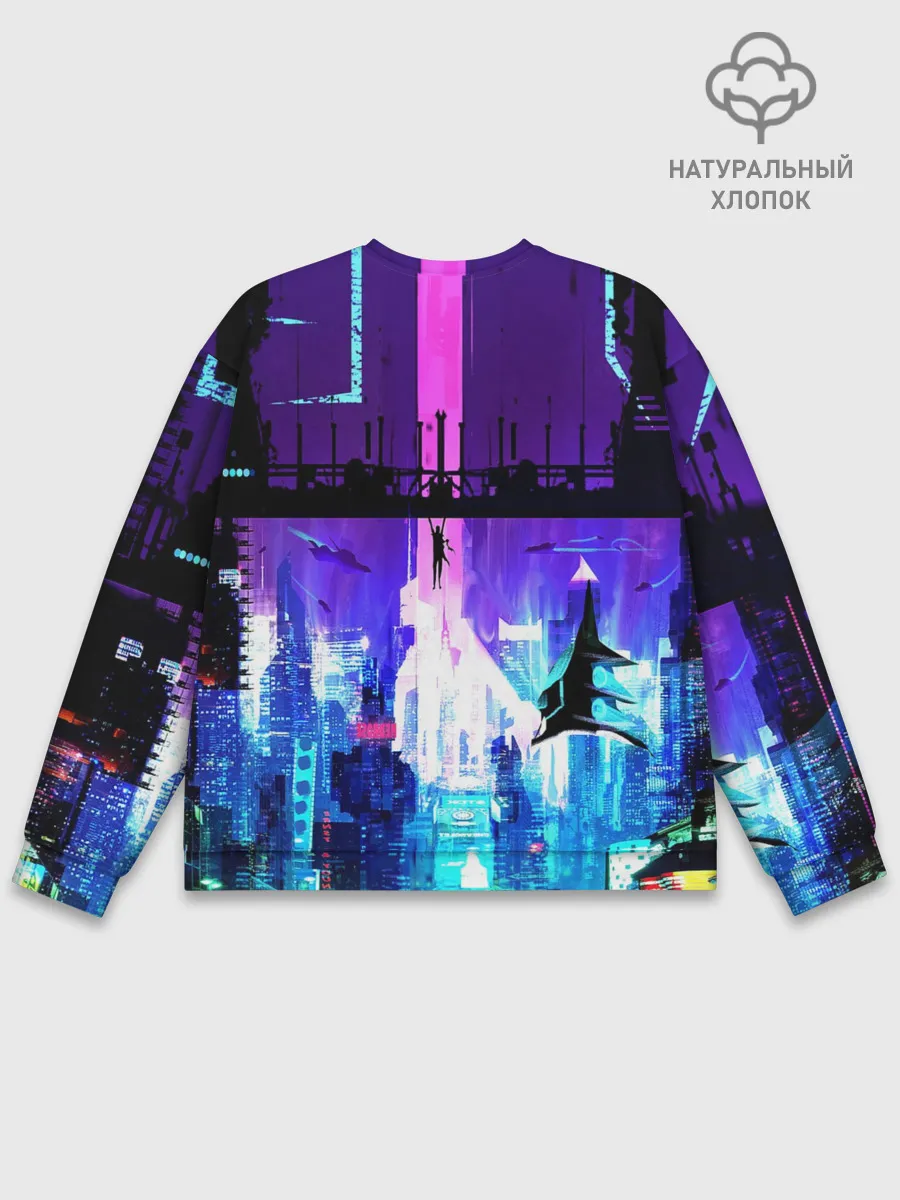 Мужской свитшот базовый / CYBERPUNK