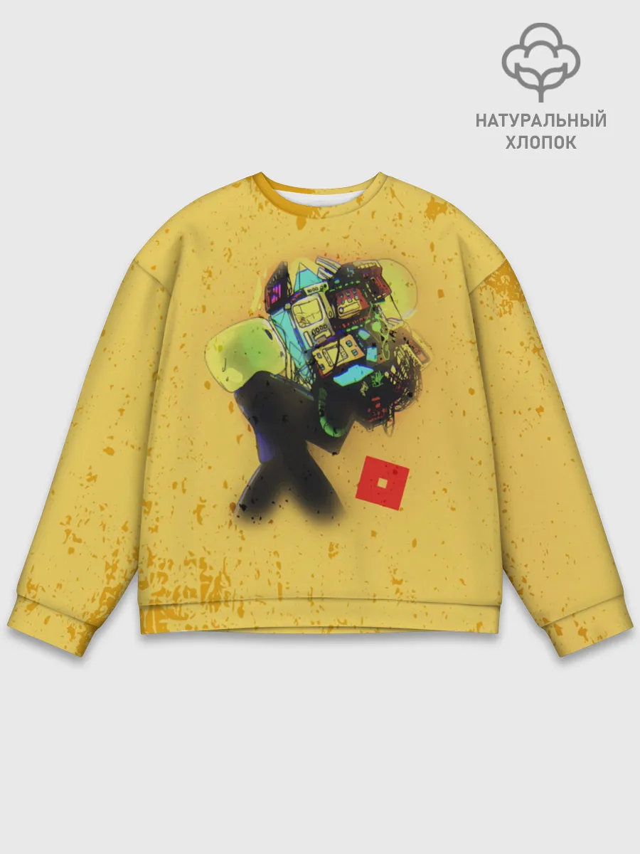 Мужской свитшот базовый / ROBLOX Grunge ART