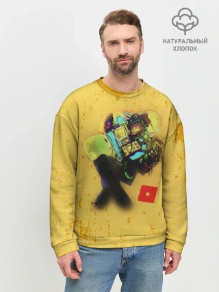 Мужской свитшот базовый / ROBLOX Grunge ART