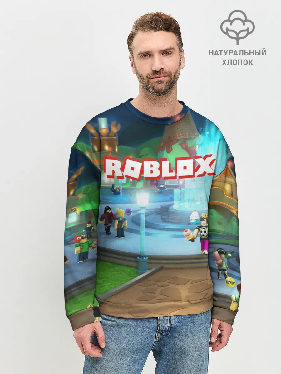 Мужской свитшот базовый / ROBLOX