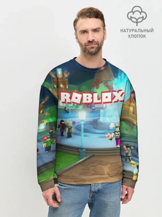 Мужской свитшот базовый / ROBLOX