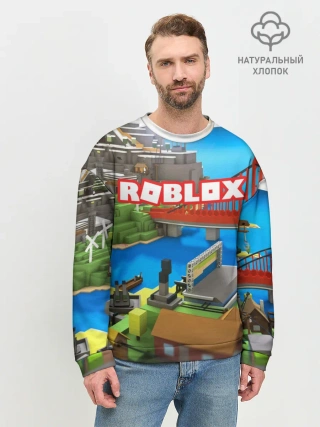 Мужской свитшот базовый / ROBLOX