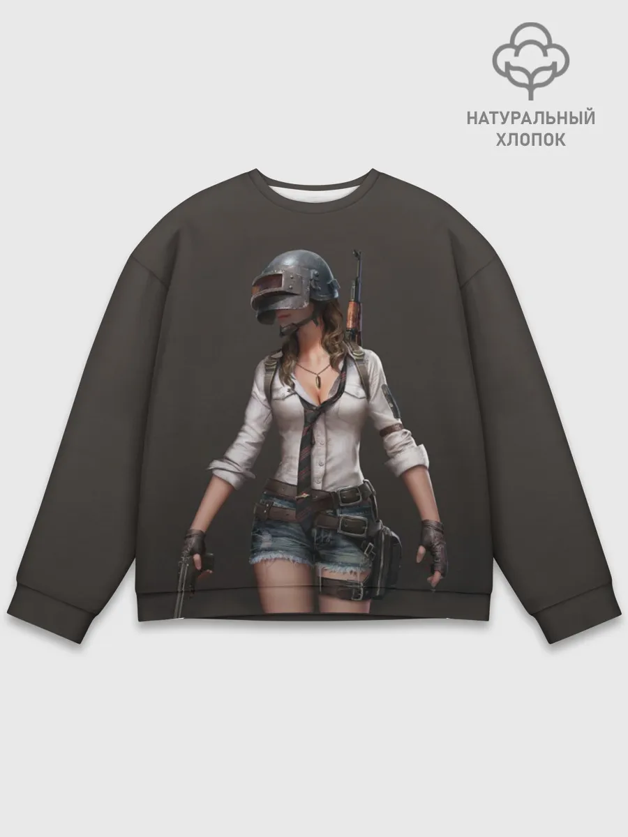 Мужской свитшот базовый / PUBG girl