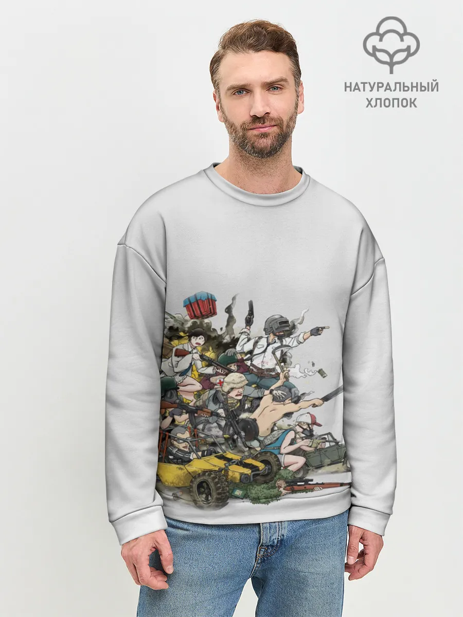 Мужской свитшот базовый / Погоня