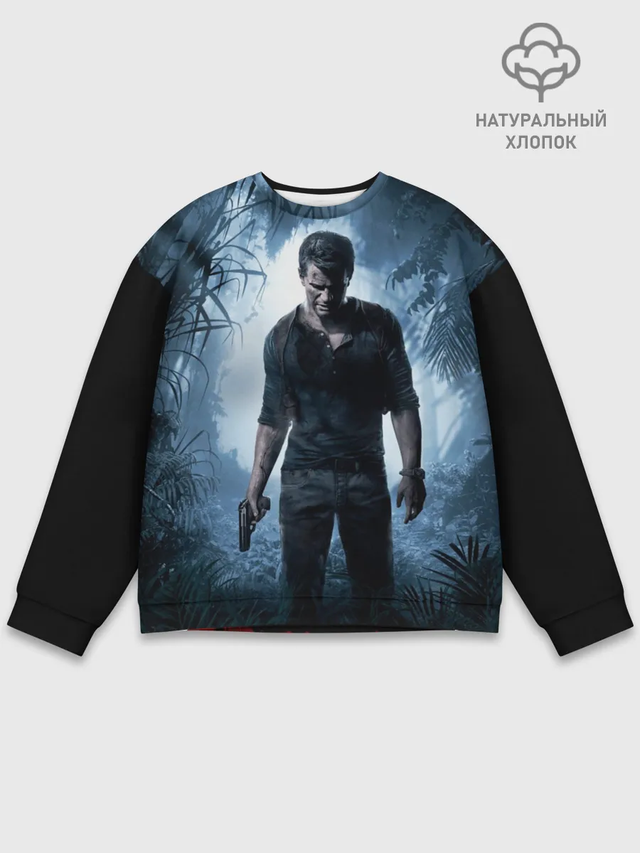 Мужской свитшот базовый / Uncharted 4