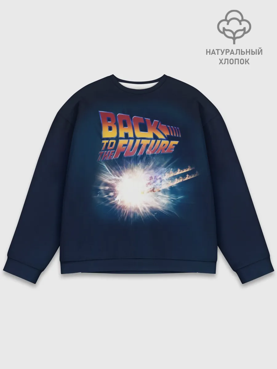 Мужской свитшот базовый / Back to the future_8