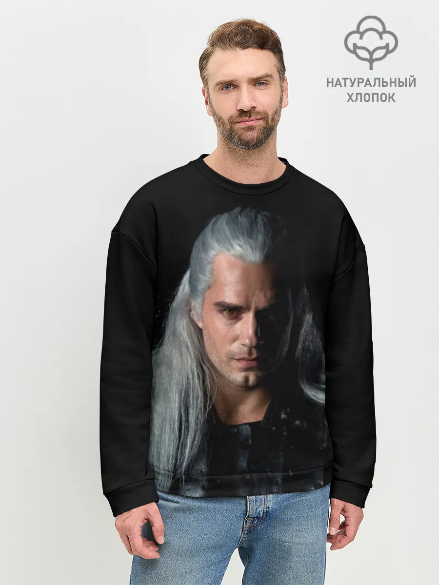 Мужской свитшот базовый / The Witcher. Geralt of Rivia