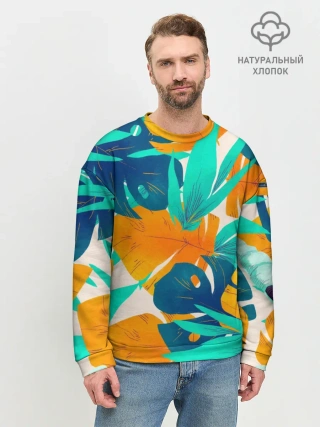 Мужской свитшот базовый / Тропики
