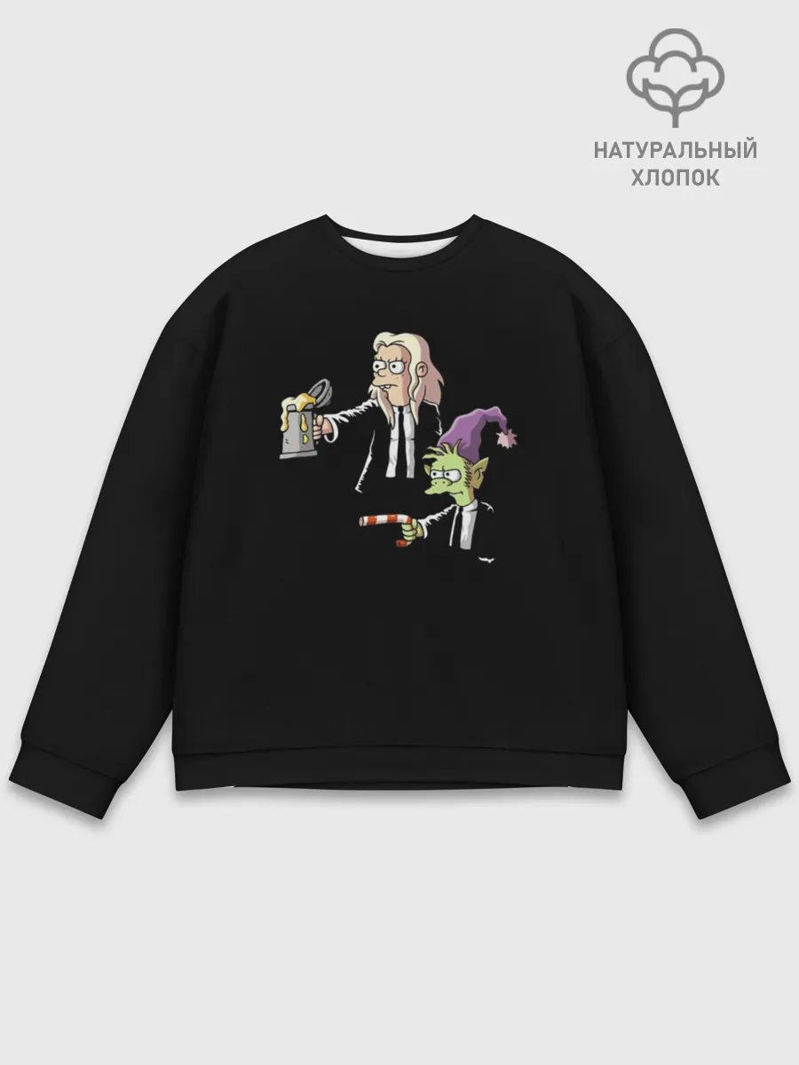 Мужской свитшот базовый / Disenchantment. Pulp Fiction