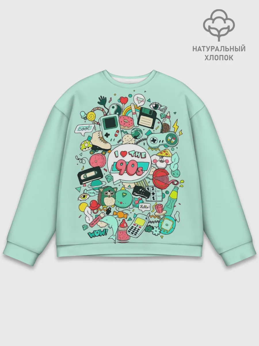 Мужской свитшот базовый / 90-е