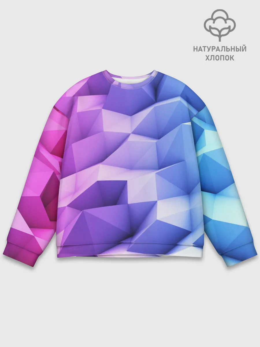 Мужской свитшот базовый / Текстура
