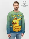 Мужской свитшот базовый / Детектив Пикачу покемон