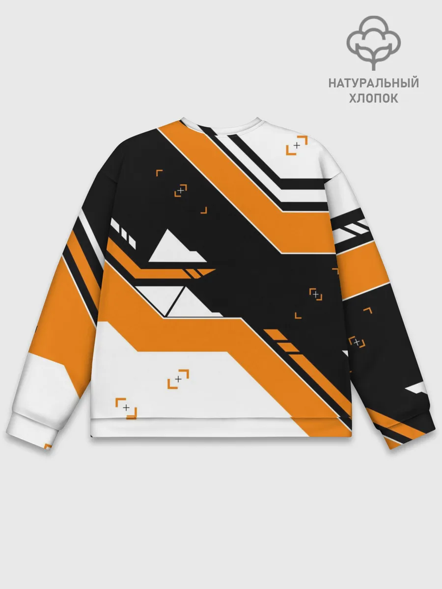 Мужской свитшот базовый / CS:GO - Asiimov Inverted