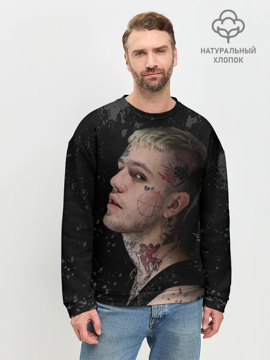 Мужской свитшот базовый / Lil Peep