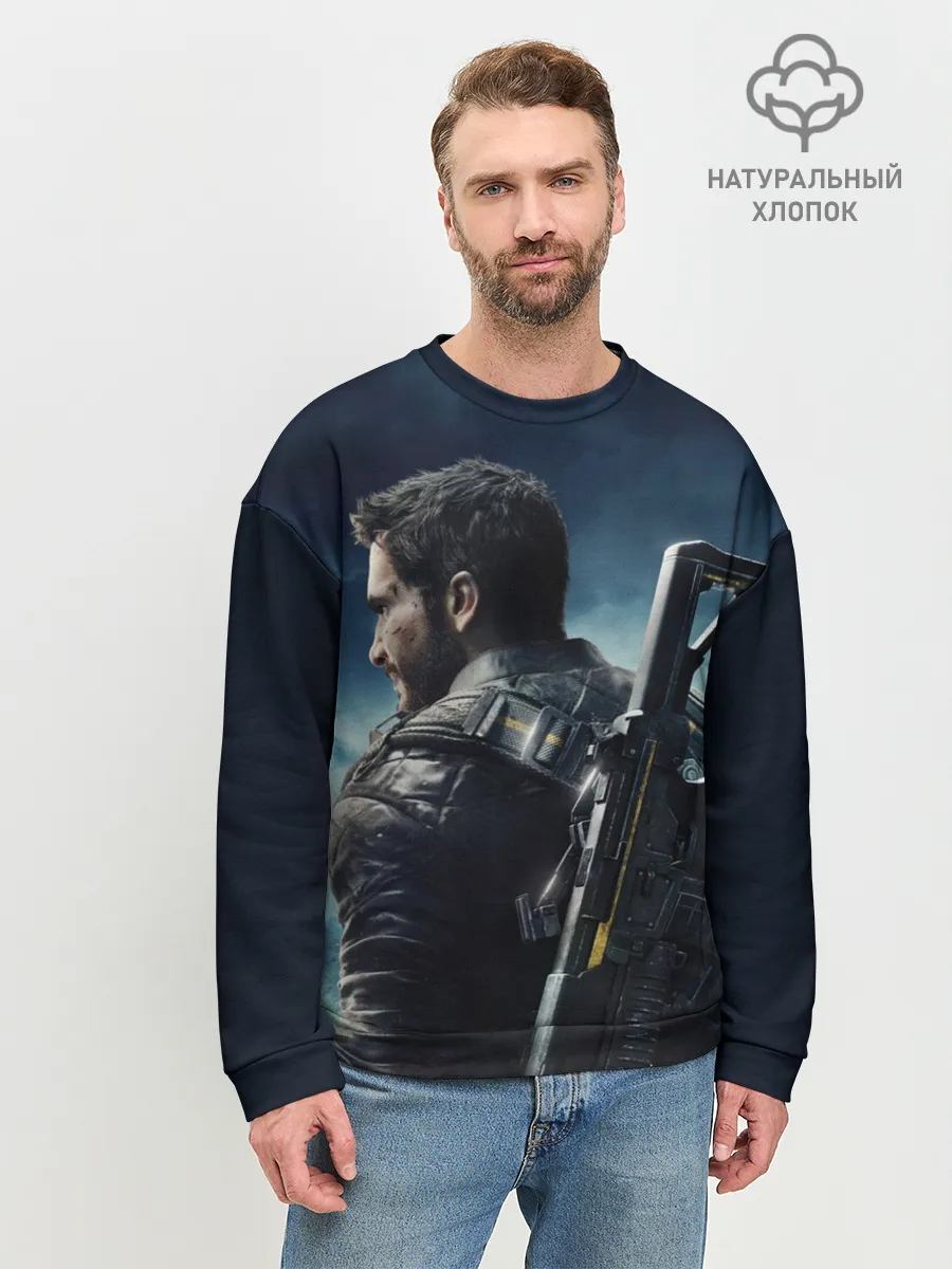 Мужской свитшот базовый / Just Cause 4