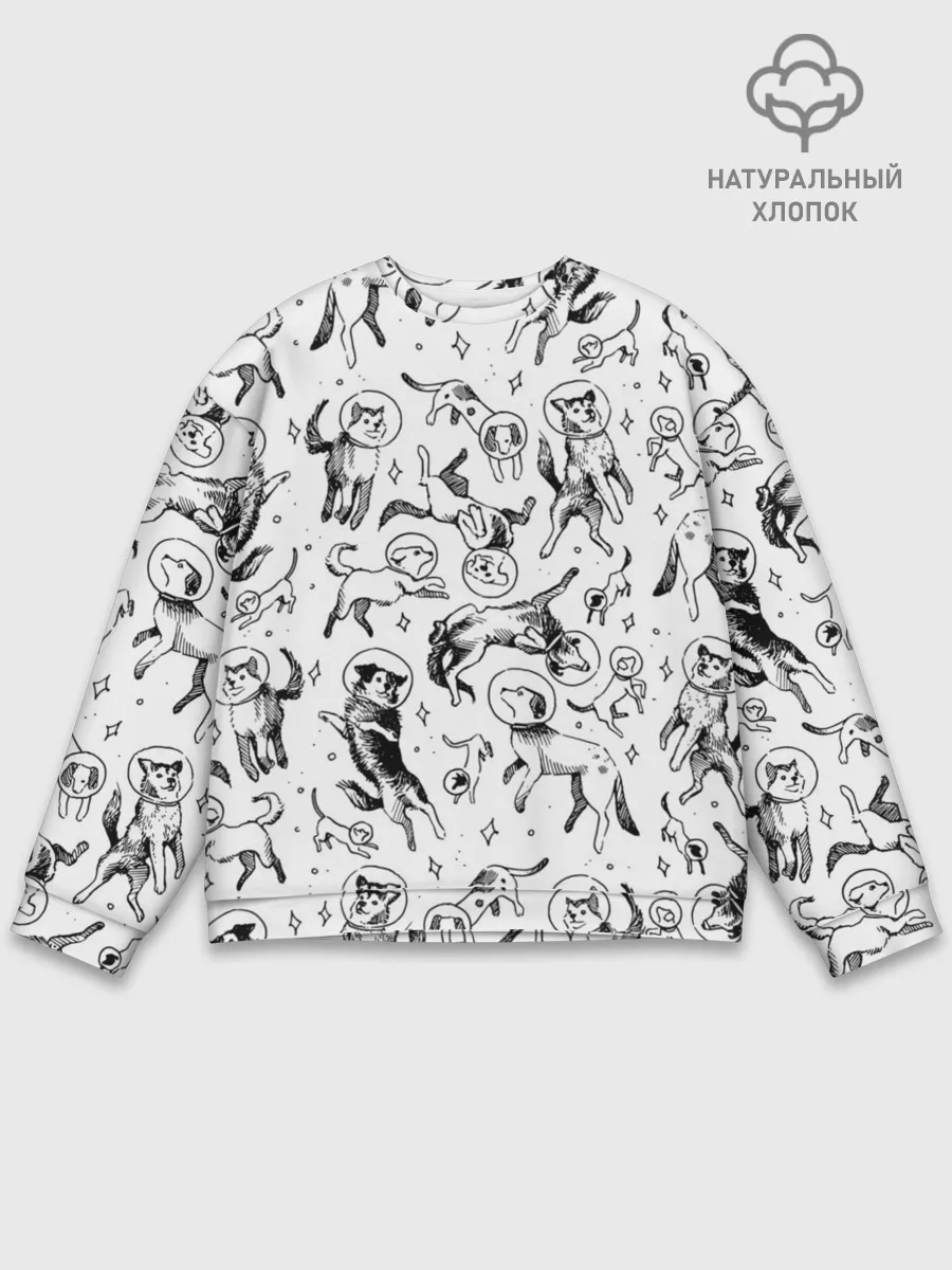 Мужской свитшот базовый / Super Space Dogs