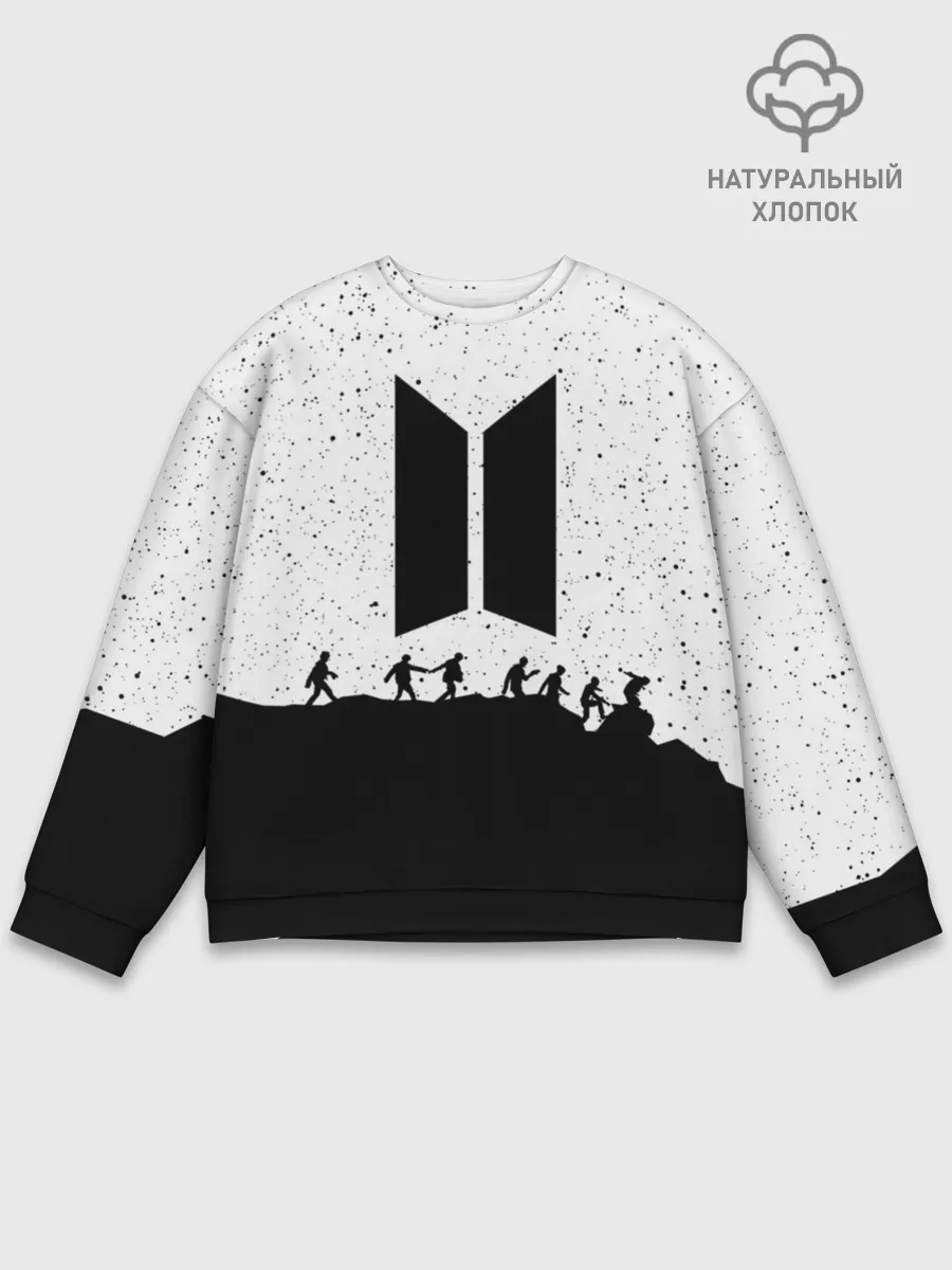 Мужской свитшот базовый / BTS STARS | БТС ЗВЁЗДЫ