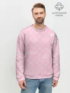 Мужской свитшот базовый / Lil Peep pink pattern