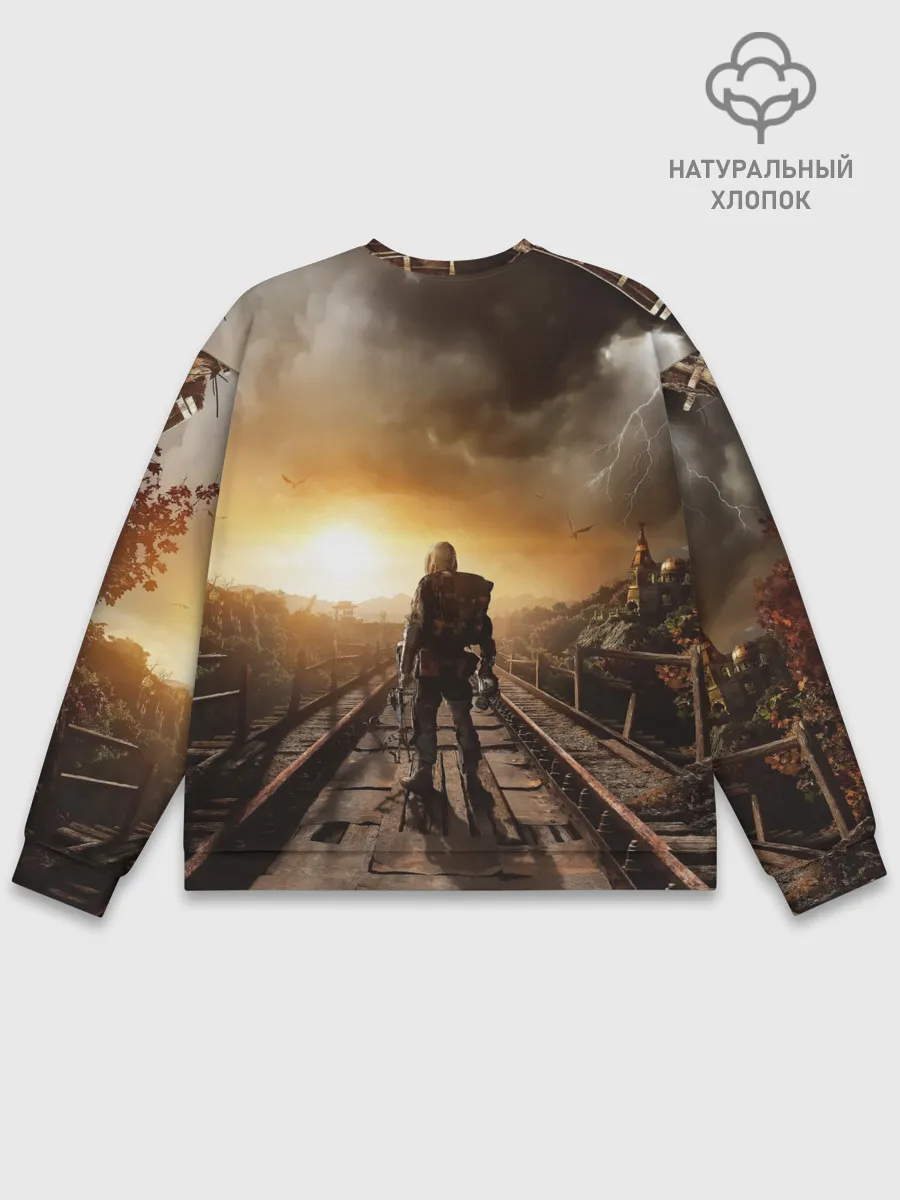 Мужской свитшот базовый / Metro 2033 постапокалипсис