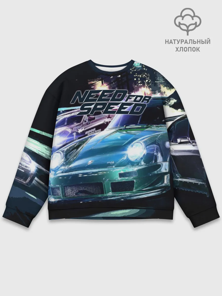 Мужской свитшот базовый / Need for Speed