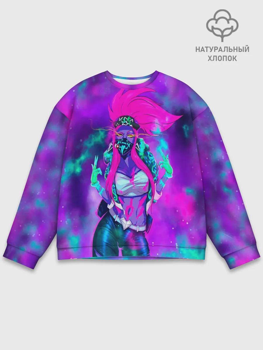 Мужской свитшот базовый / Akali. KDA