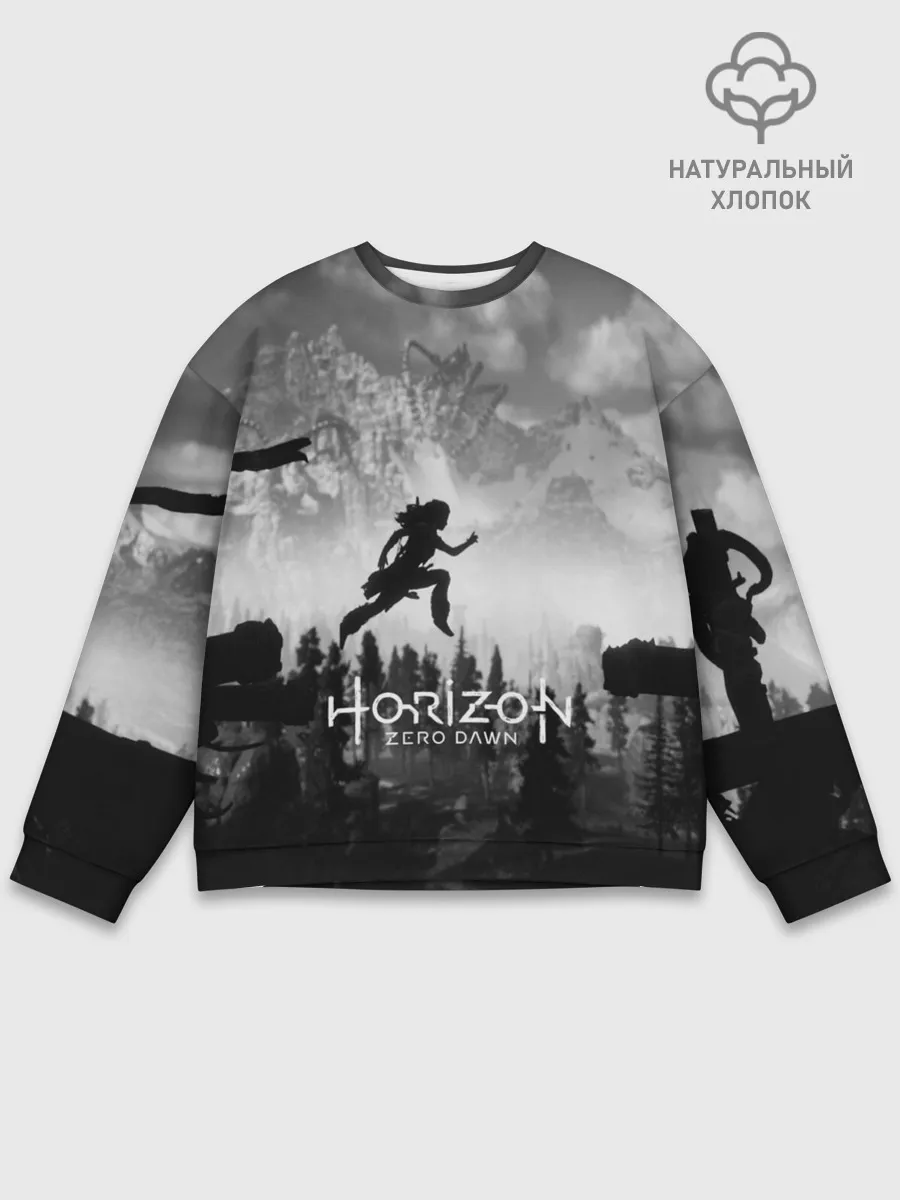 Мужской свитшот базовый / Horizon Zero Dawn