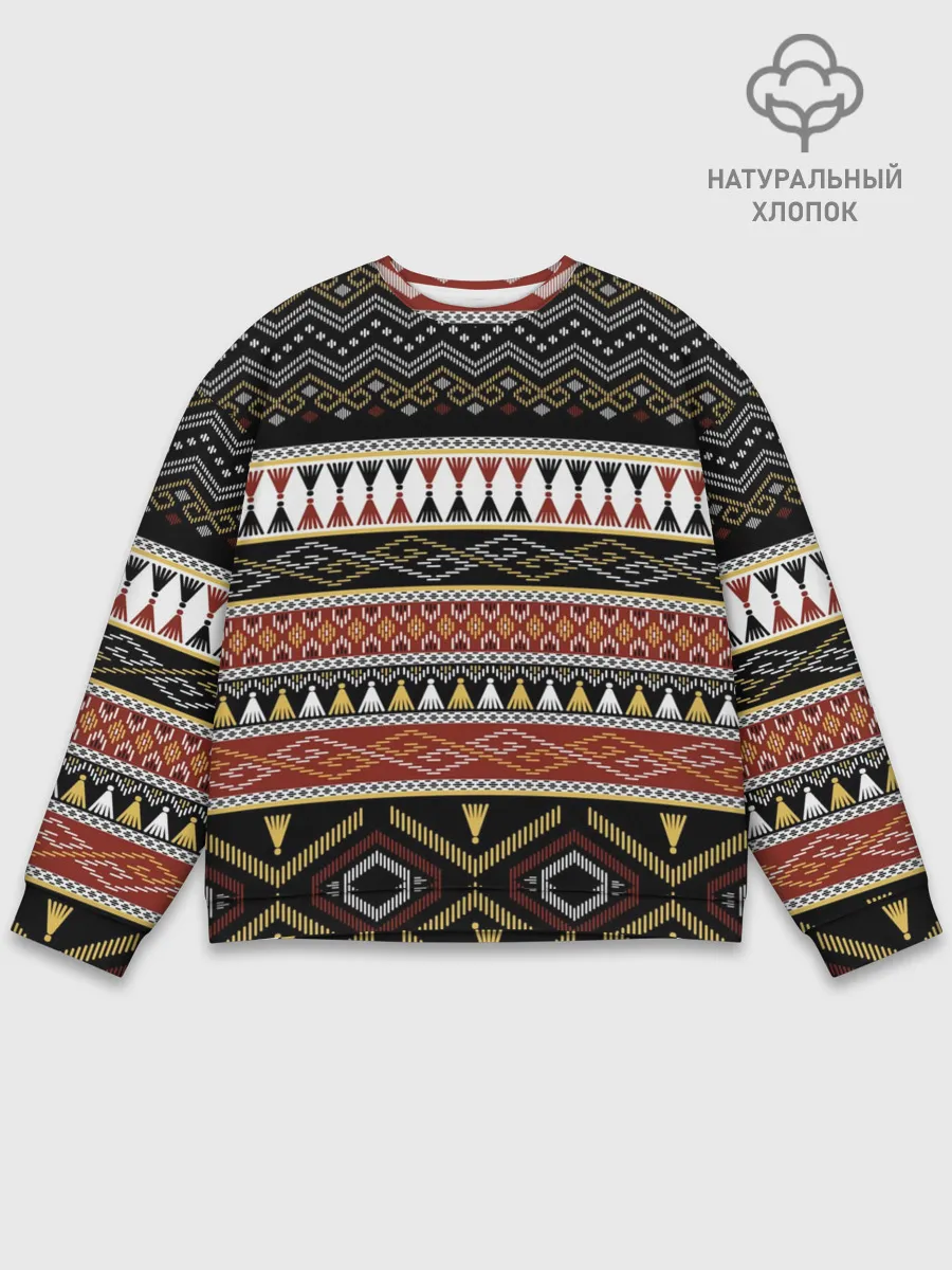 Мужской свитшот базовый / Этническая африка