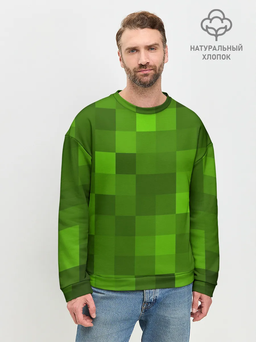 Мужской свитшот базовый / Minecraft