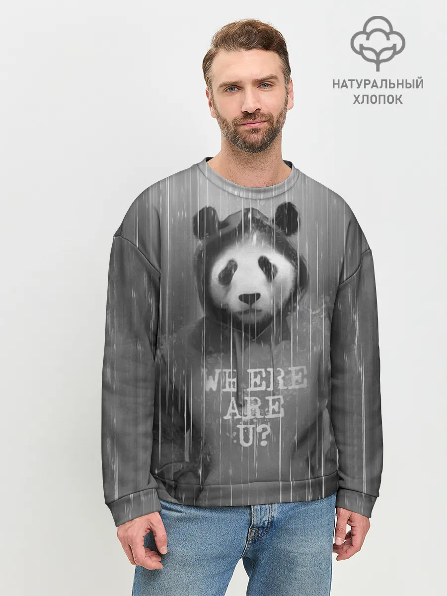 Мужской свитшот базовый / Панда