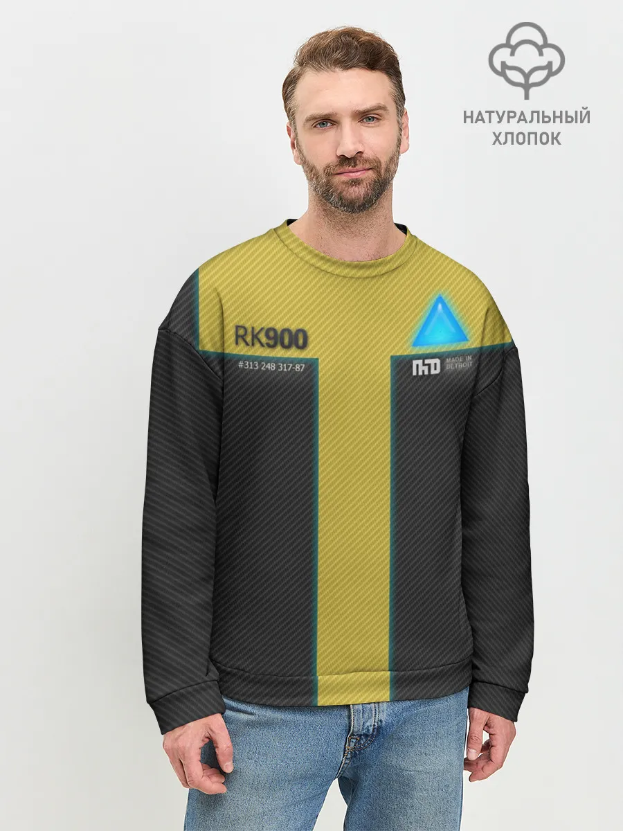 Мужской свитшот базовый / TrdDBH, detroit, become human,