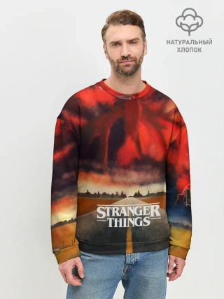 Мужской свитшот базовый / Очень странные дела