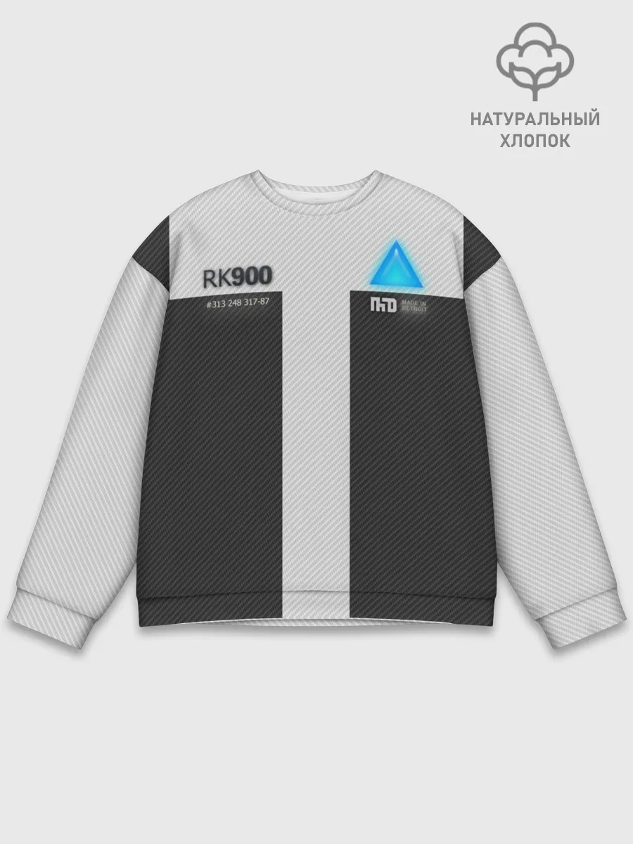 Мужской свитшот базовый / Connor Detroit: Become Human