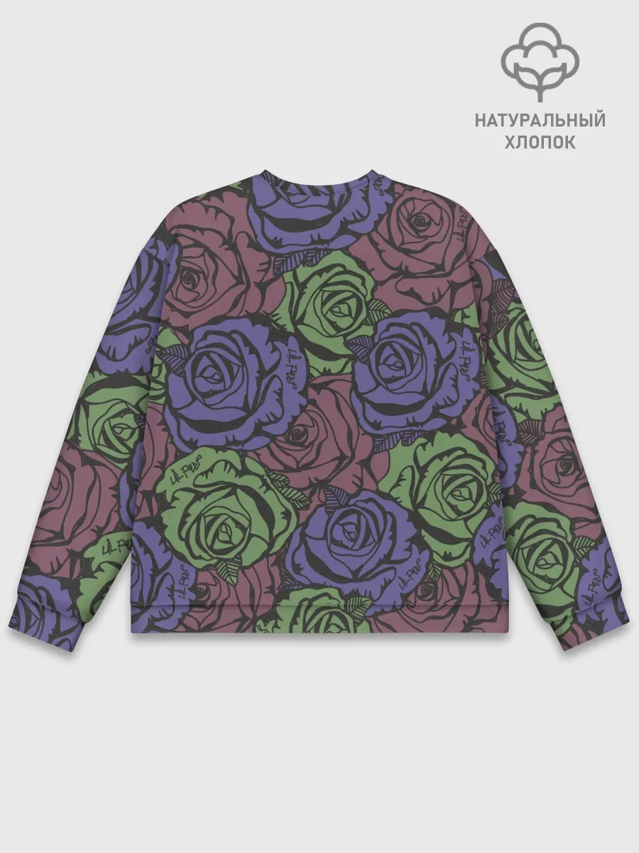 Мужской свитшот базовый / Розы Лил Пипа