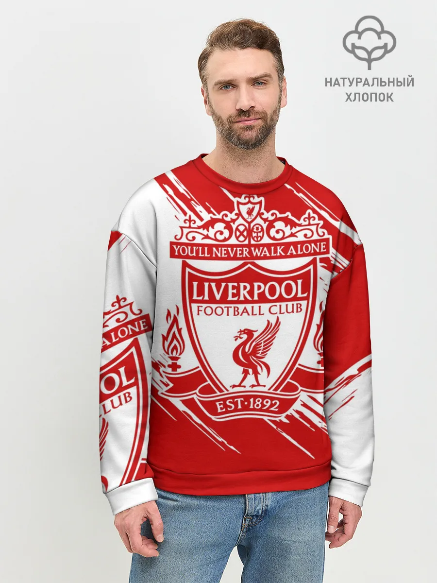 Мужской свитшот базовый / Ливерпуль