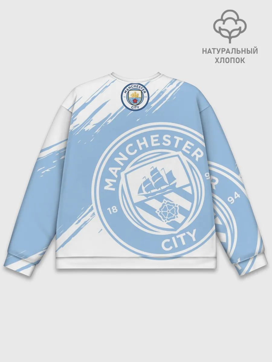 Мужской свитшот базовый / Манчестер Сити
