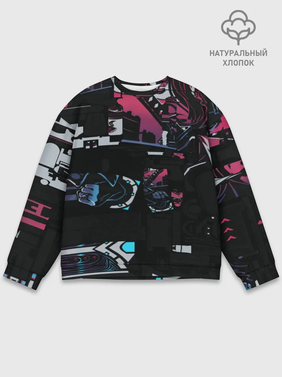 Мужской свитшот базовый / Неонуар | CS:GO
