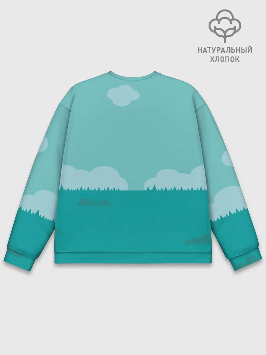 Мужской свитшот базовый / DAB Корова