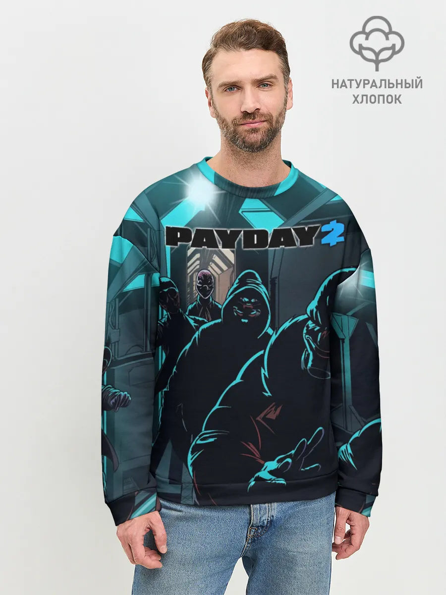 Мужской свитшот базовый / Payday 2
